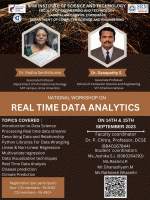 Real Time Data Analytics Workshop 2023 Workshop Poster